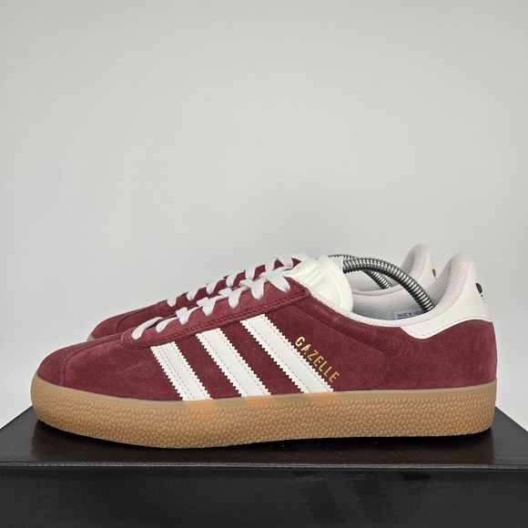 adidas Other - adidas Gazelle ADV JR2000 Shadow Red White Men's Shoes Size 9.5 New